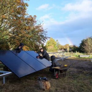 Solar Panel Installation in Field - Aston Clinton