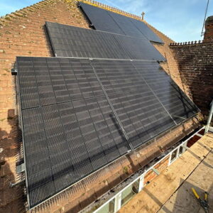 Solar Panel System Across Roof of Building - Maidenhead