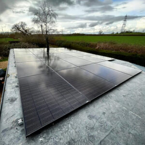 Solar Panels Across Flat Roof 3 - High Wycombe