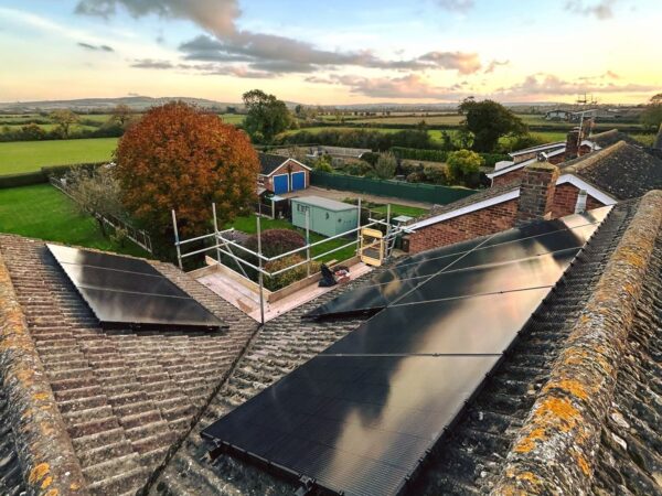 Solar Panel Installation in Slapton