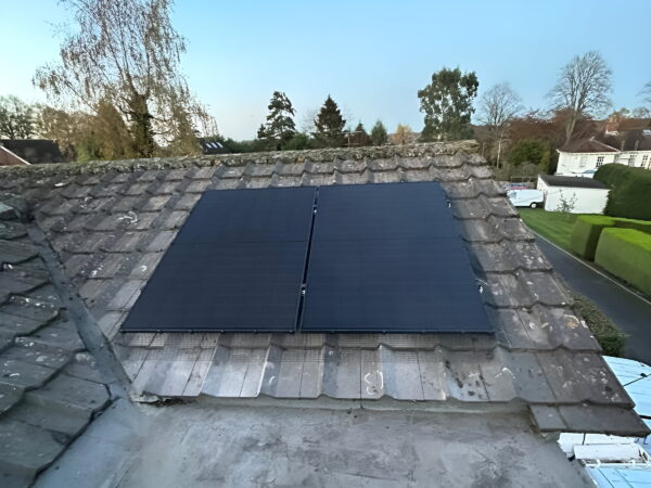penn solar panels on tiled roof